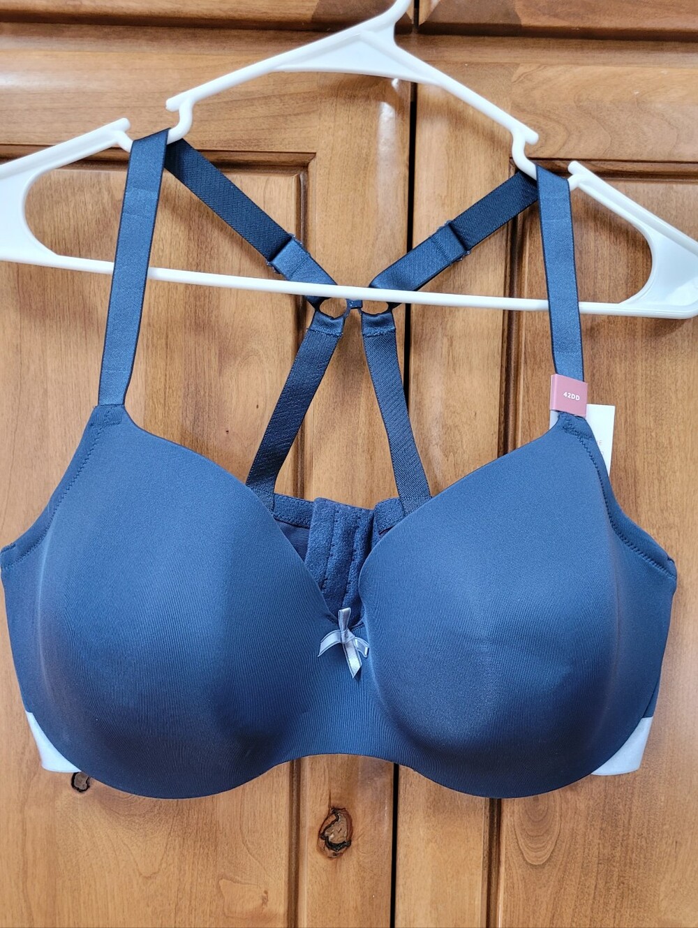 NWT | Cacique Navy Blue Lightly-Lined Balconette Bra 42E (42DD)